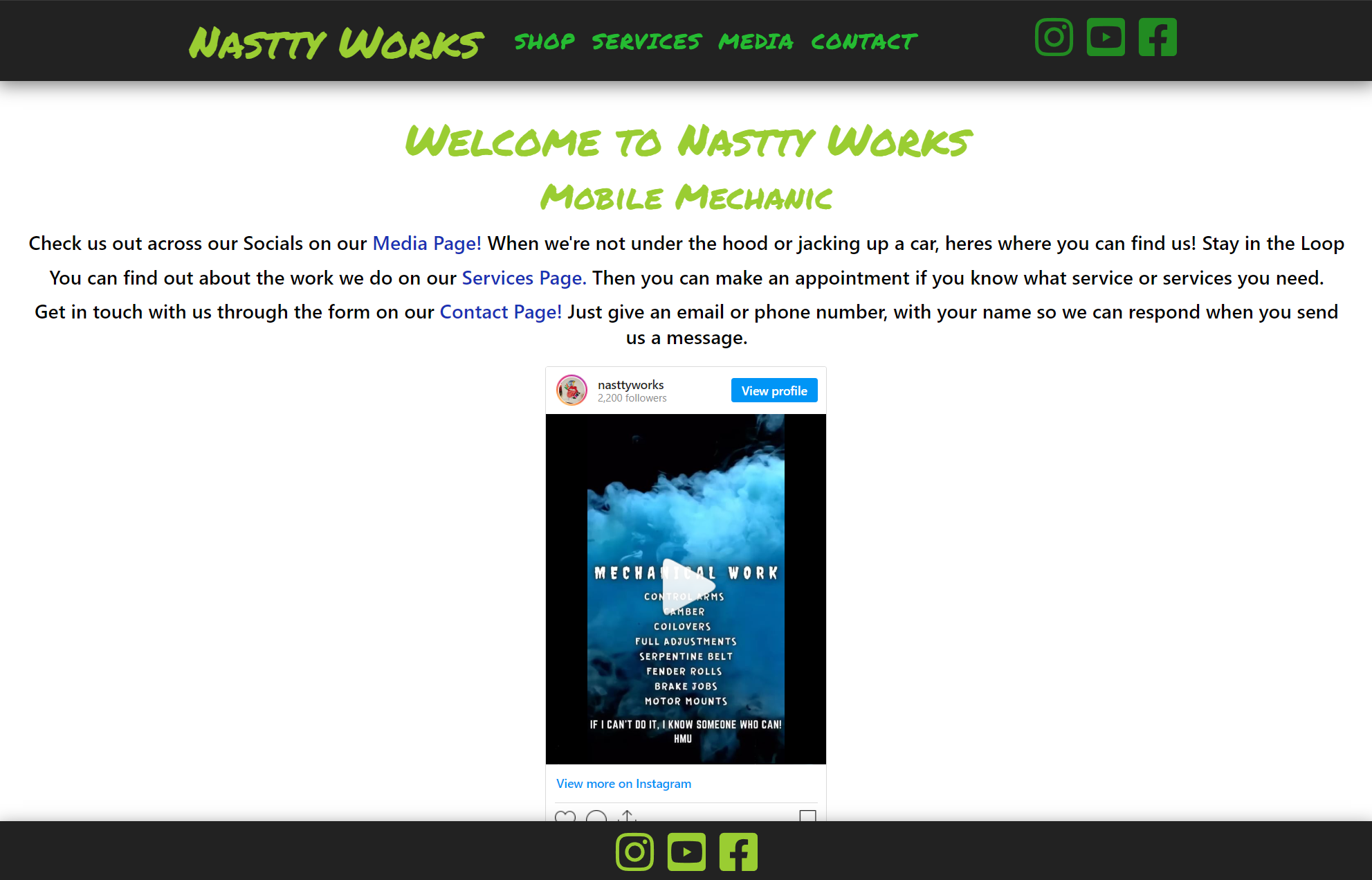 a landing page